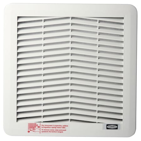 Wiegmann Exhaust Grille, 10 in. H x 10 in. W x 1 in. L, ABS EG1010G